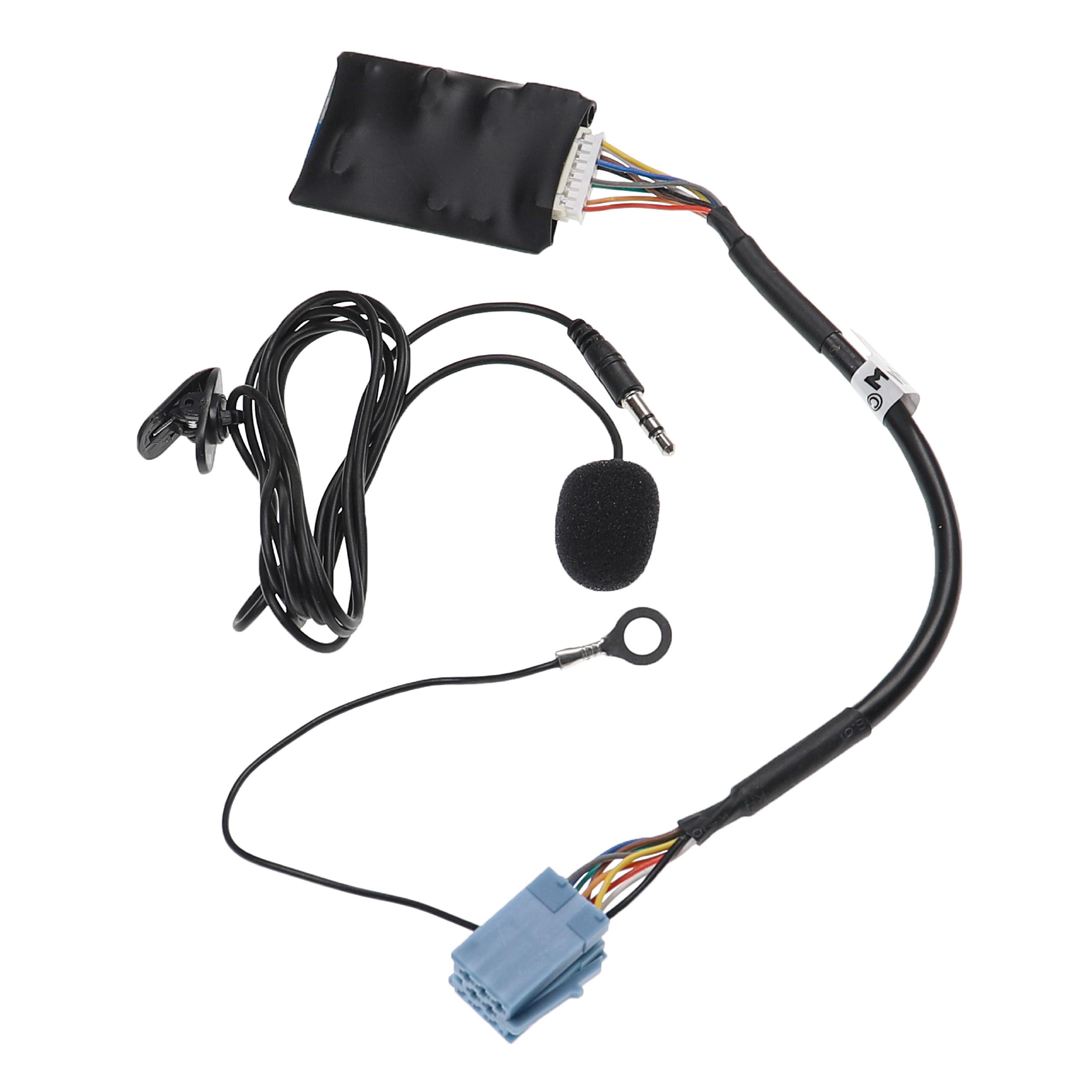 Adaptador Bluetooth para Rádio do Carro - Conector ISO 8 pinos vhbw