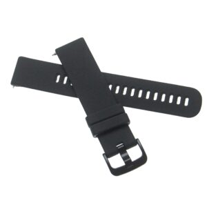 Bracelete para Garmin Venu Smartwatch - 12,1 + 9,2 cm, 20mm, silicone, preto