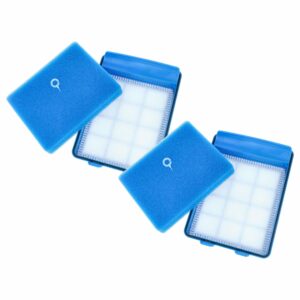 Pack 4x Filtros de Espuma vhbw para Aspirador Philips CP0484/01 (13,7 x 20 cm)