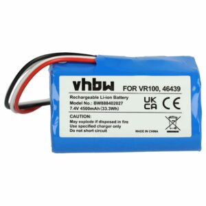Bateria vhbw compatível com Vorwerk 4500mAh, 7.4V, Li-Ion (PN46439, SCM61932)