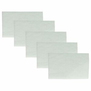 5x Filtros de Motor para Aspirador - Universal, Ajustável, 14.5 x 22 cm