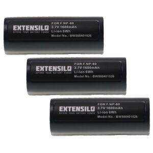 3x Bateria compatível com Epson EU-85, EPALB1, B32B818233, B32B818232 - 1600mAh, 3.7V, Li-Ion
