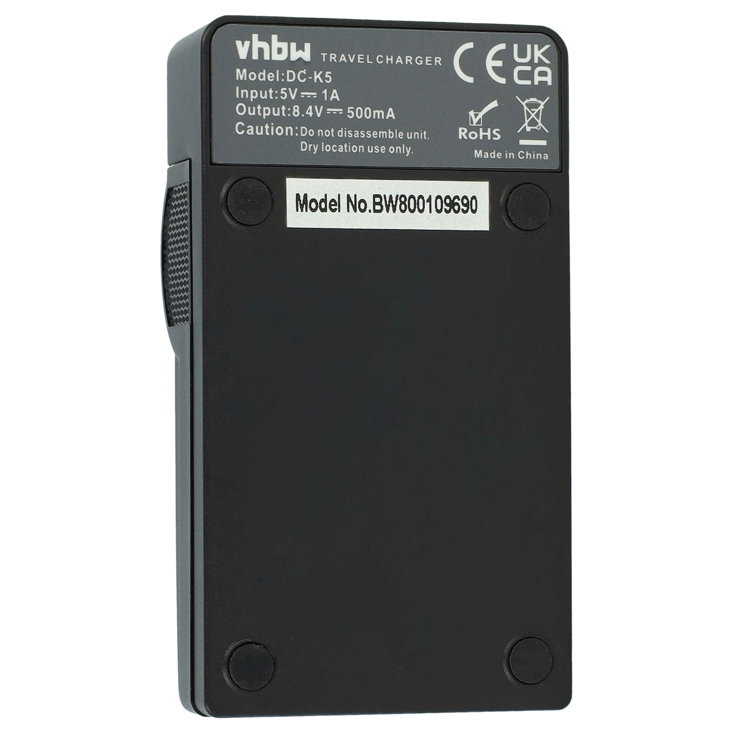 Carregador Câmara Fotográfica Micro-USB + Cabo vhbw - Compatível Grundig, Hitachi, Leica, Panasonic - Image 4