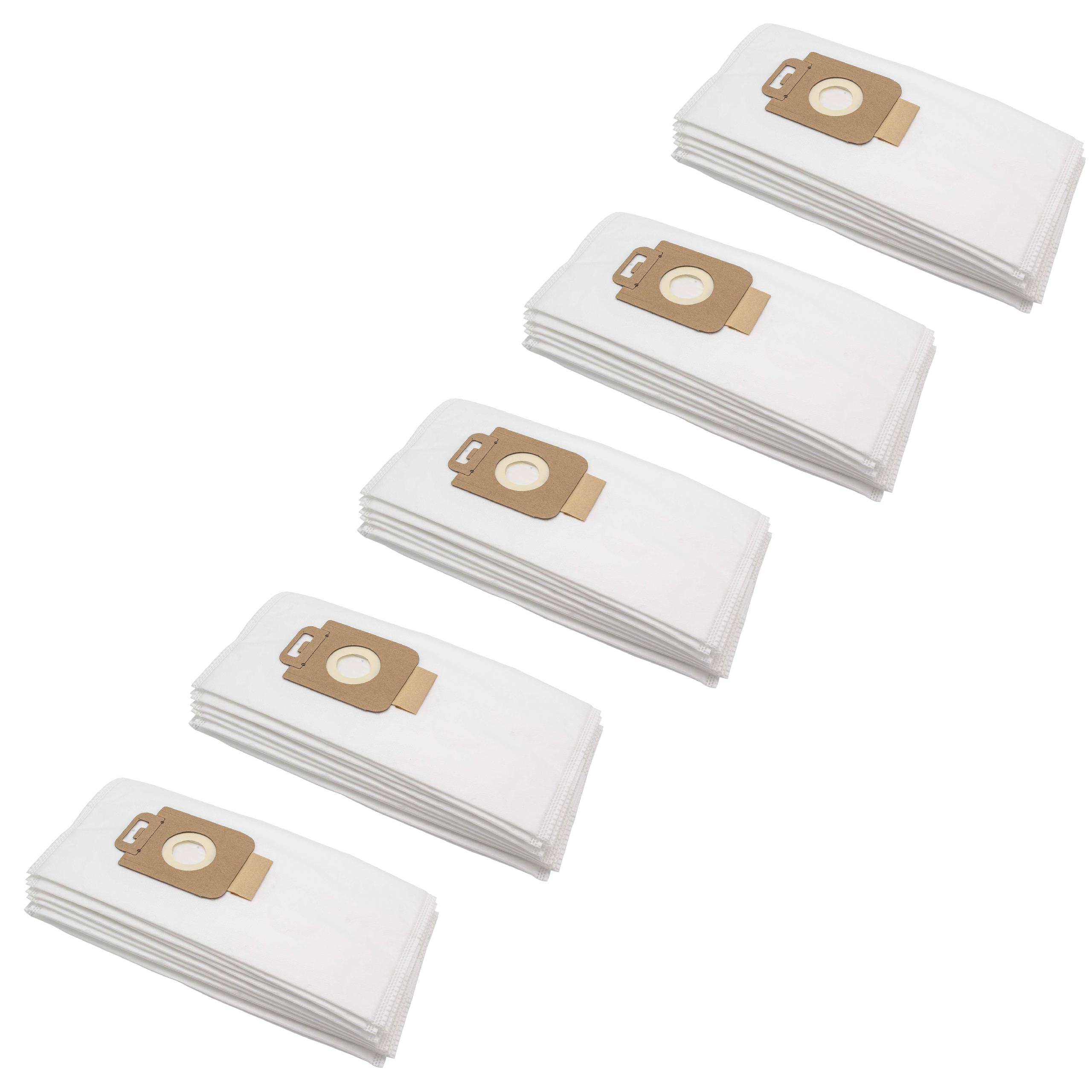 50x Sacos para Aspirador Nilfisk 22359500 vhbw - Microfleece