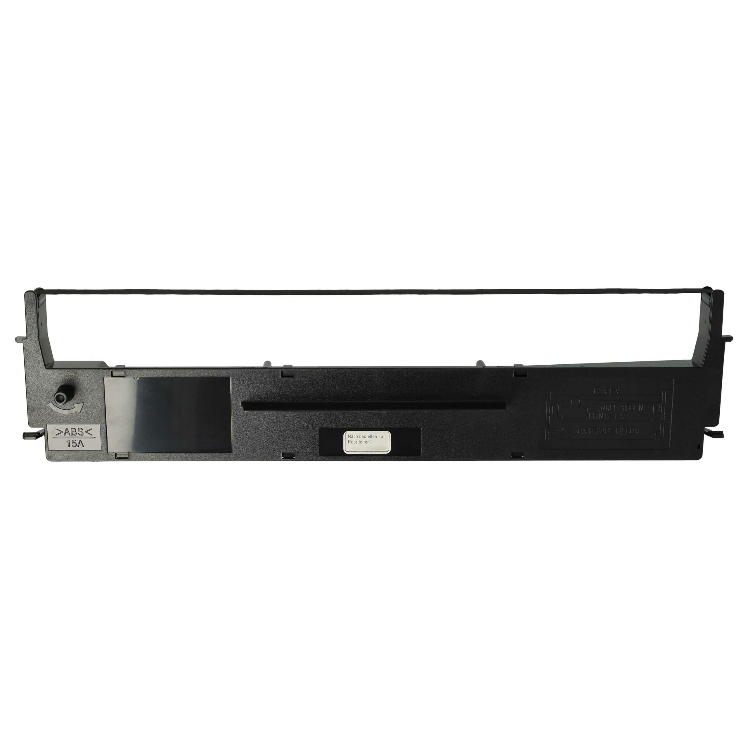 Fita de Tinta Compatível com Epson C13S015021, S015637 para Impressoras Matriciais IBM e Recibos - Preta - Image 3