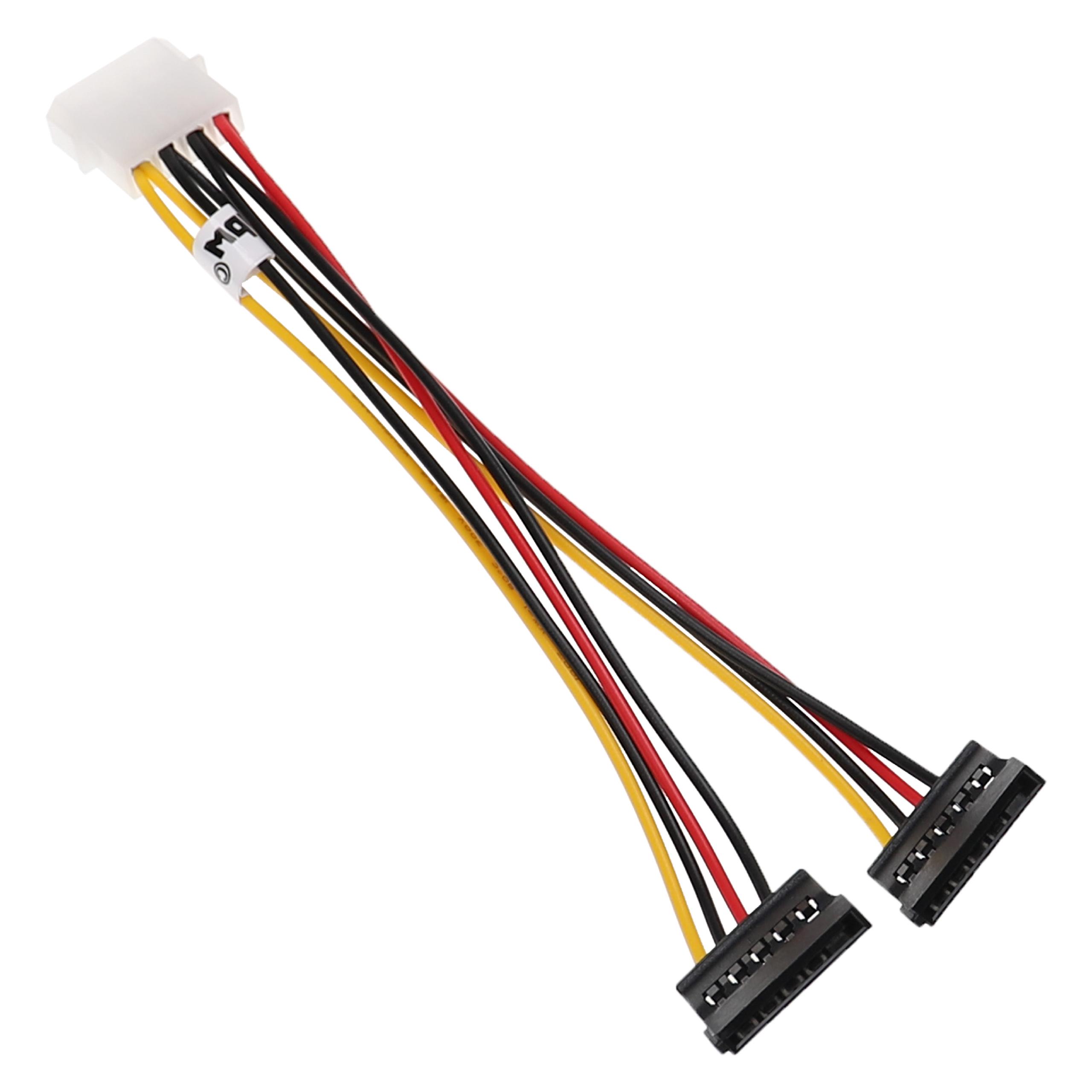 Cabo de Alimentação para 2x Conectores SATA - Cabo Y, 19,5 cm - Image 2