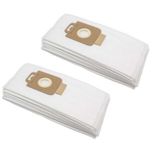 20x Saco para Aspirador Nilfisk 22359500 Satrap - Microfibra vhbw