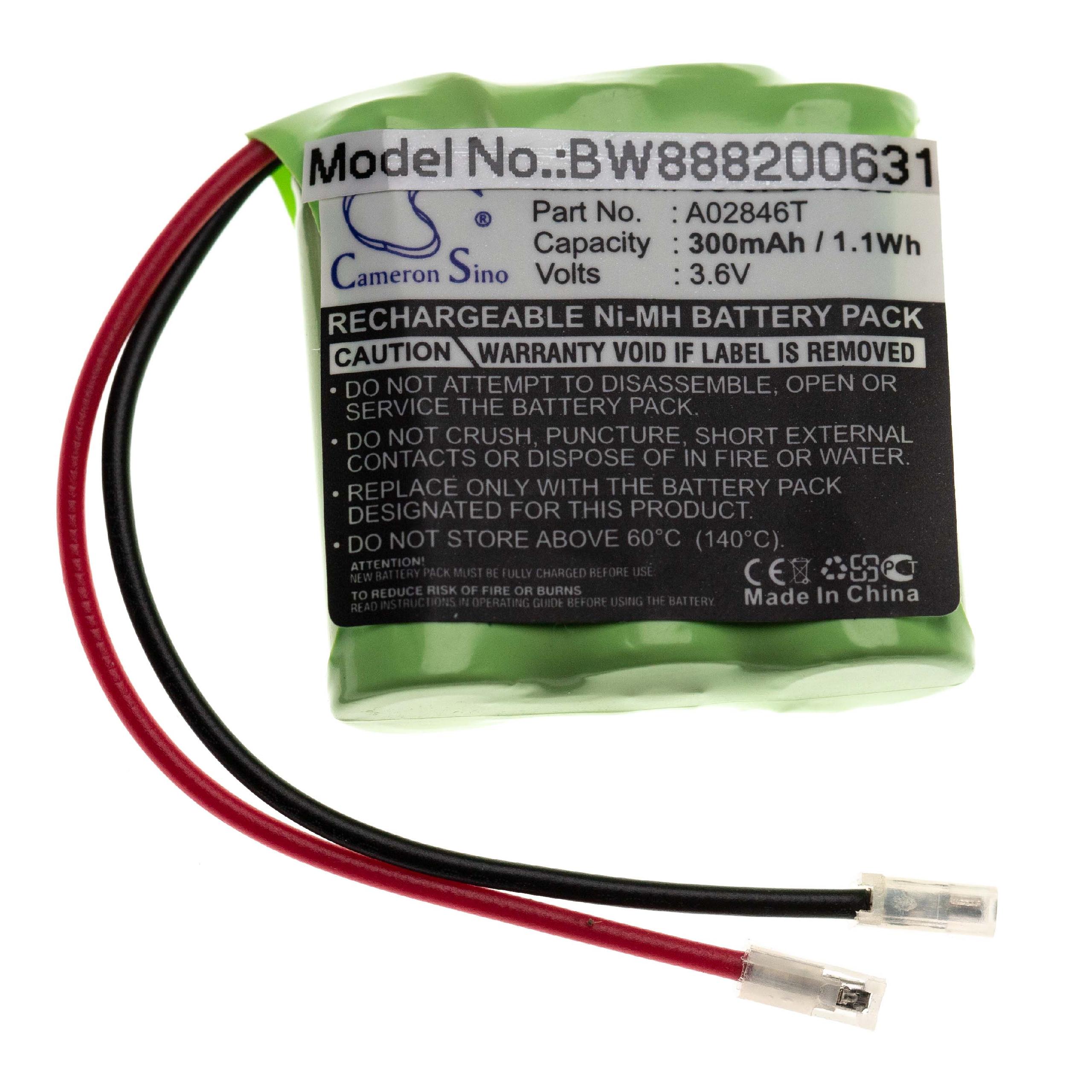 Bateria Universal vhbw 300 mAh 3.6V NiMH 2/3 AAA Micro - Image 2