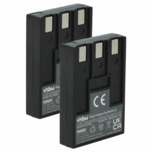 2x Bateria substitui Canon NB-3L - 650mAh, 3.6V, Li-Ion