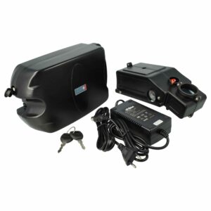 Bateria para Selim de E-bike vhbw 13,2 Ah + Suporte + Carregador