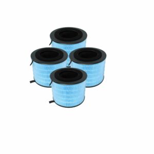 4x Filtros de Substituição para Philips FYM220/30 - Carvão Ativado + Filtro de Ar