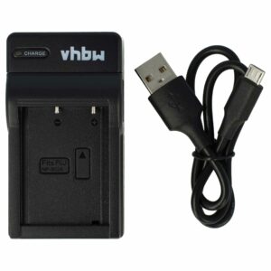 Carregador de Baterias USB-C + Cabo para Fujifilm X-T10 - 0,5 A vhbw