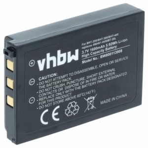 Bateria de substituição vhbw para Nippon Denso Scanner POS - 1600 mAh 3.7 V