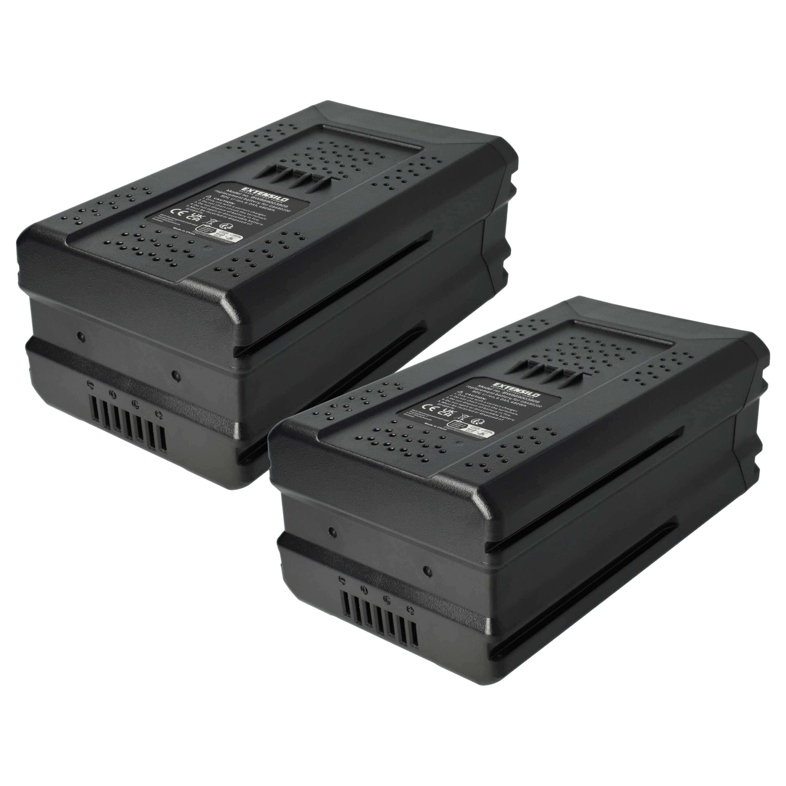 2x Bateria compatível Greenworks 2901307, 2901302, 2902407, 2901207 - 6000 mAh, 80 V, Li-Ion
