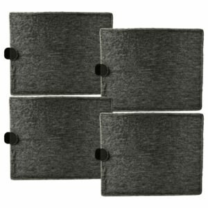 Filtro de Carvão Ativado 4x para Miele 4002514576091 - 26 x 21 x 1.8 cm