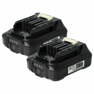 Bateria vhbw 2500 mAh 12V Li-Ion para Makita - Pack de 2 unidades