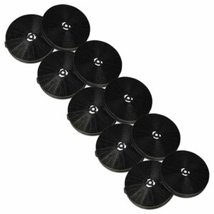 10x Filtro de Carvão Ativado Substituição Belling 082663849 para Exaustor Bomann - 17,5 cm