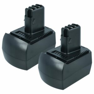 2x Bateria compatível Metabo 6.02151.50, 6.25473 - 3000 mAh, 12 V, NiMH