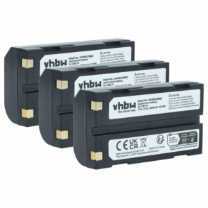Bateria vhbw 2600mAh 7.4V Li-Ion para CHC 1906110059 (Pack 3x)