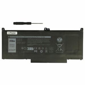 Bateria vhbw para Dell 05VC2M, MXV9V - 7400 mAh 7.6 V Li-polímero