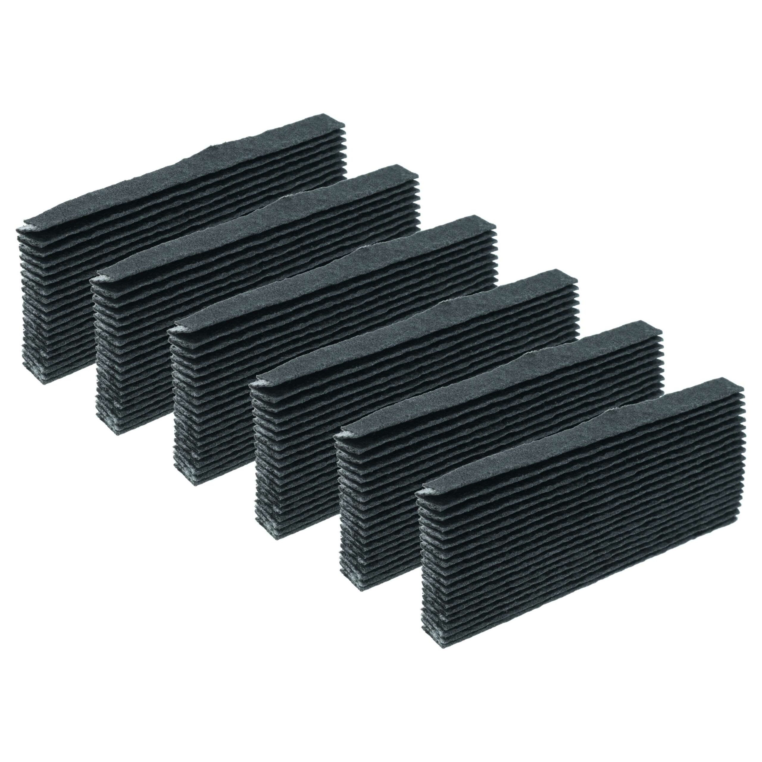 Pack 6x Filtro de Carvão Ativado para Frigorífico Westinghouse, AEG, Zanussi - vhbw