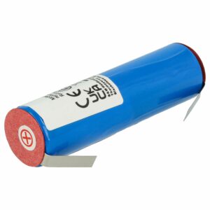 Bateria de Botão vhbw 2.6 Ah 3.7V Li-Ion com Etiqueta de Soldadura U