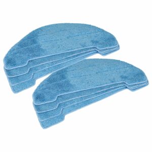 Conjunto de Panos de Limpeza (8 Peças) para Bagotte BG700 Robot Vacuum - Microfibra vhbw