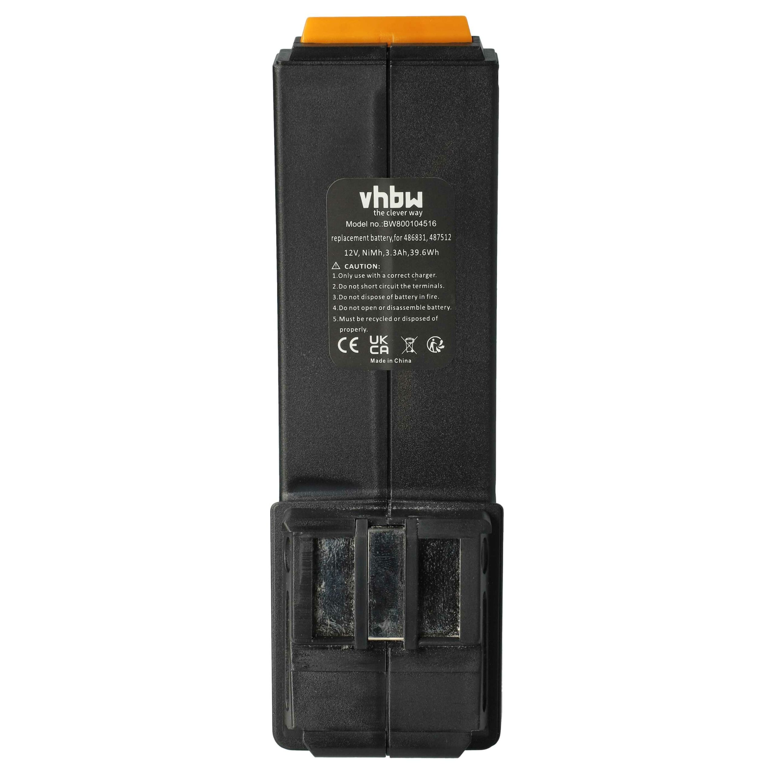 Bateria vhbw 12V 3300 mAh NiMH para Festool Festo 487512, 486831, 488438, 487701 - Image 3