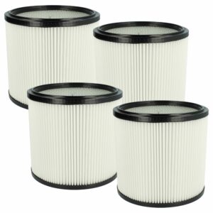 4x Filtro Cartucho vhbw Compatível com Aspirador Starmix 413525, 4011240413525