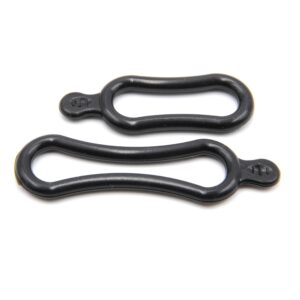 Conjunto de 2 Elásticos de Borracha para Luzes de Bicicleta e Suportes - 1 Grande e 1 Pequeno vhbw