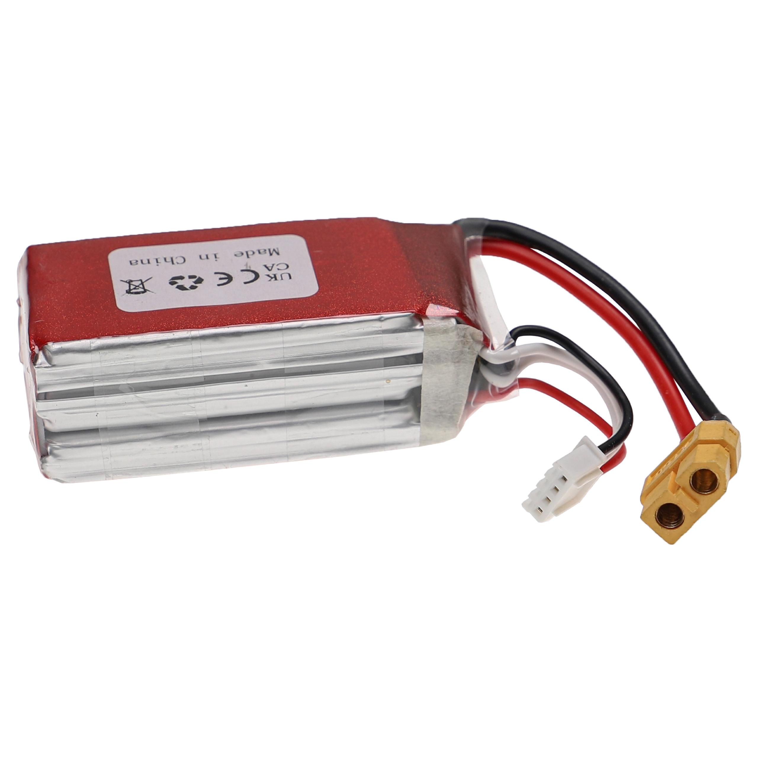Bateria para Modelos de Radiocontrolo vhbw - 1600 mAh 11.1 V Li-polymer XT60 - Image 3