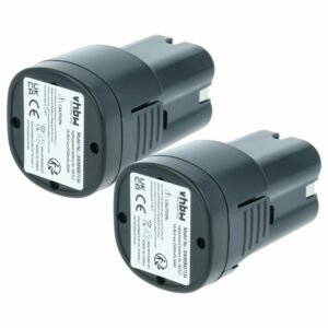 Baterias para Aparadores de Pelos vhbw 2x - Compatível Bahco BCL1B03IB - 2500 mAh 14.4 V Li-Ion