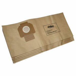 Pack 5x Sacos para Aspirador Compatíveis com Makita P-70194 e Aspiradores Bosch - Papel