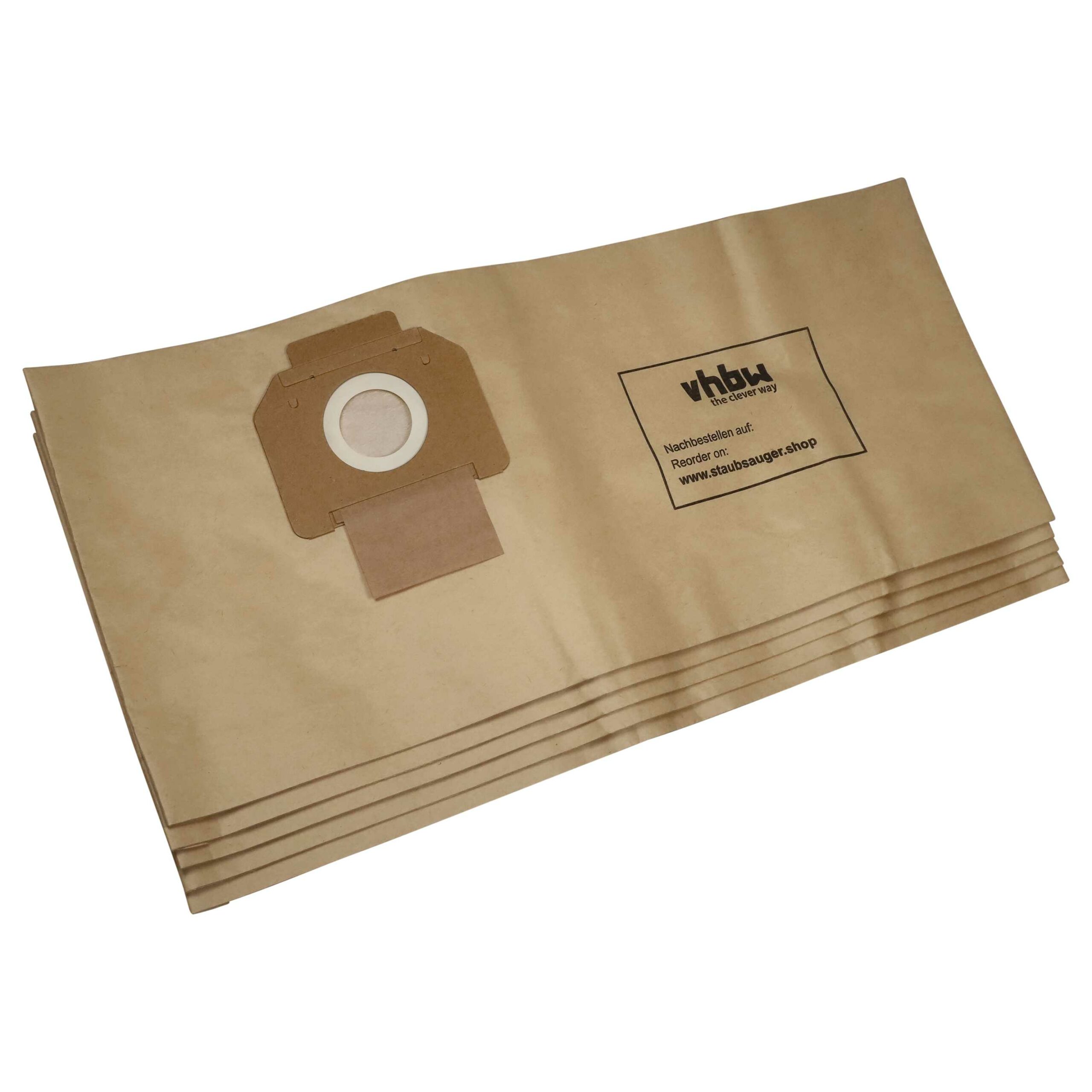Pack 5x Sacos para Aspirador Compatíveis com Makita P-70194 e Aspiradores Bosch - Papel