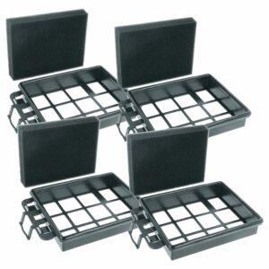 4x Filtro de Espuma Hanseatic 4379046385 para Aspirador Hanseatic - vhbw