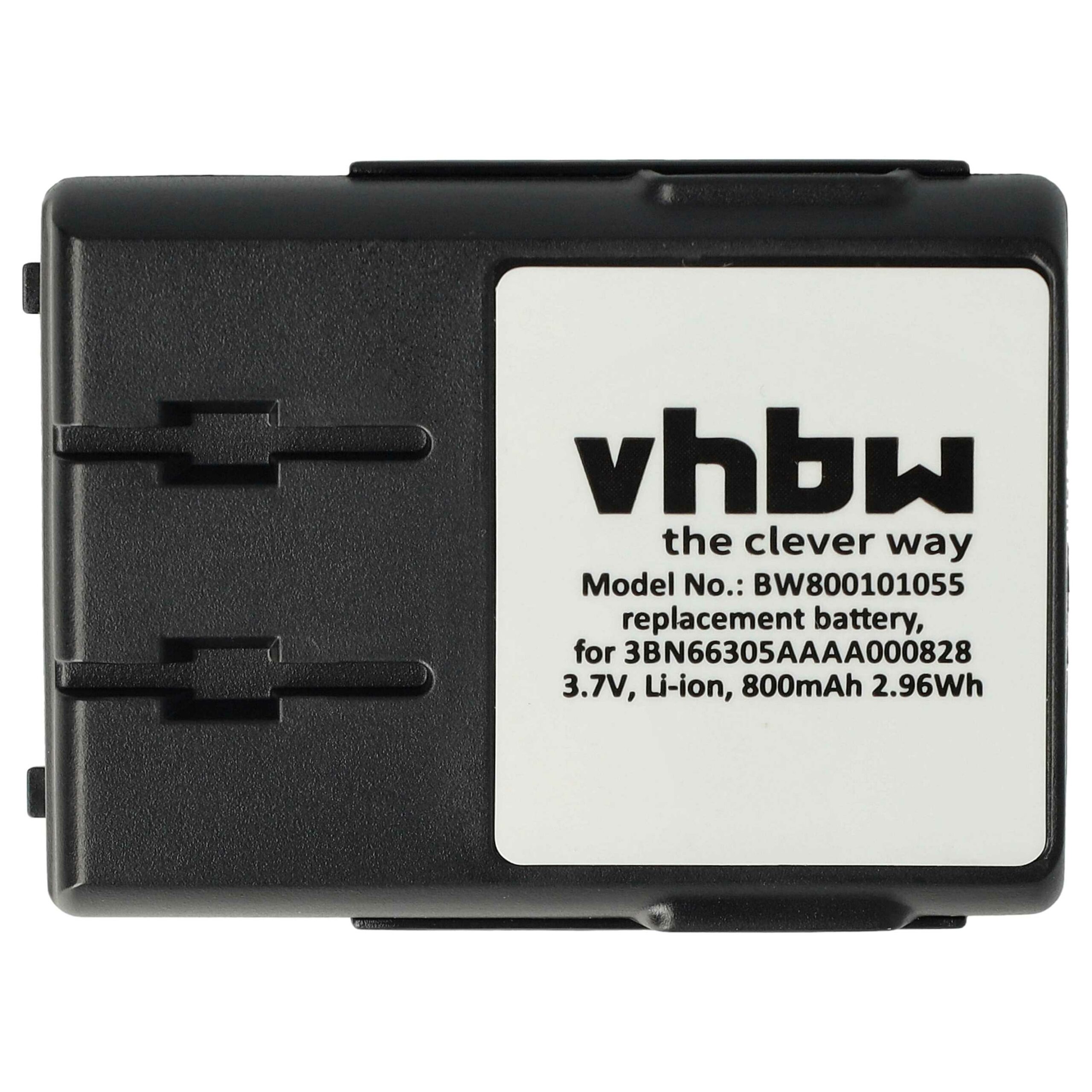 Bateria vhbw compatível com Alcatel 3BN66305AAAA000828 para telefone DECT T-Systems - 800 mAh 3.7 V Li-Ion - Image 3