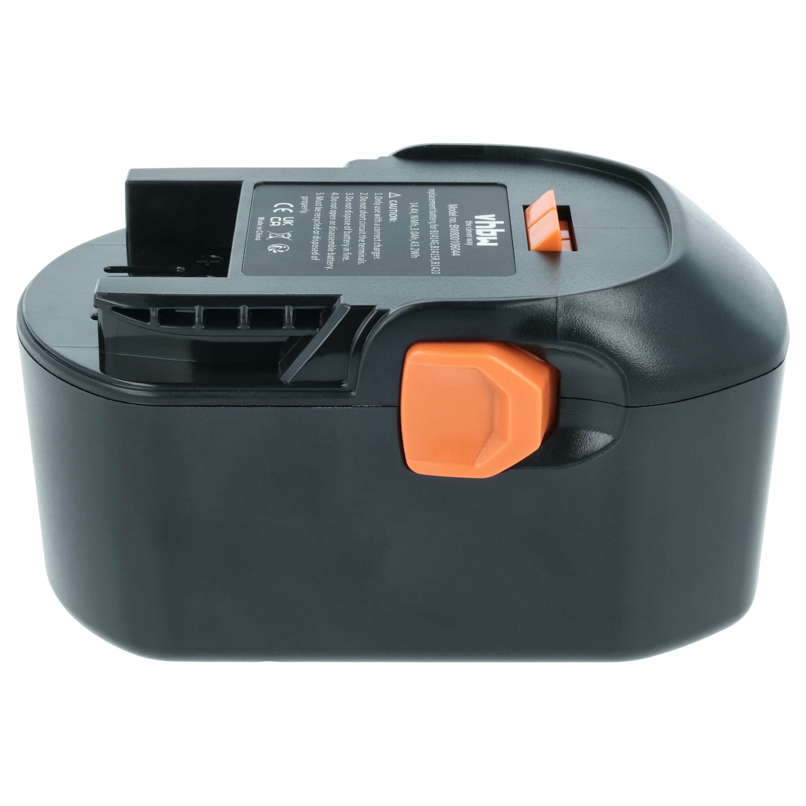 2x Bateria vhbw 14,4V 3000mAh NiMH para AEG 4935413106, 4935416790, B1414G, B1415R - Image 4