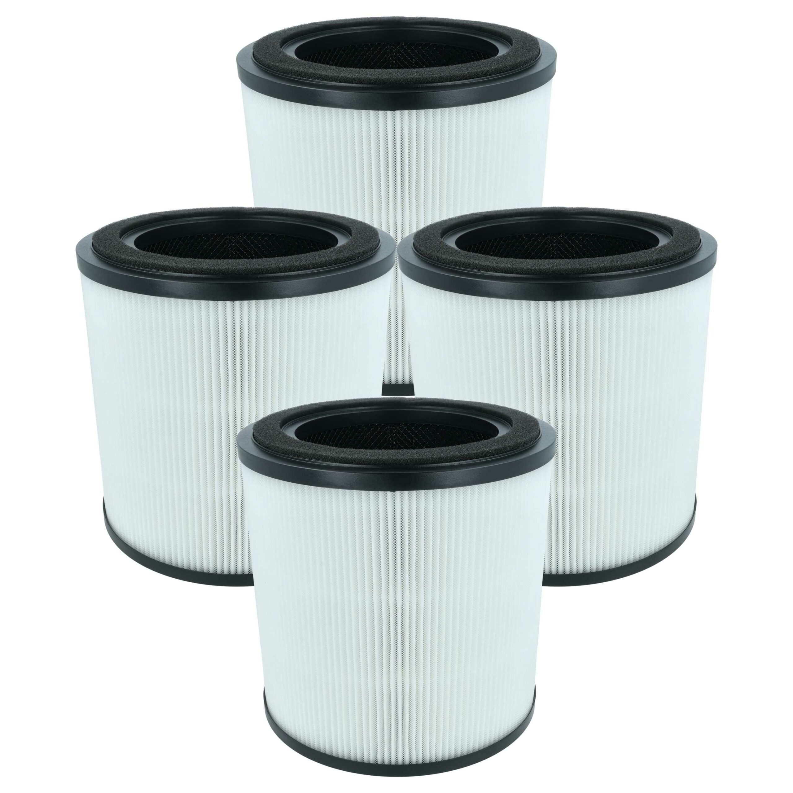 4x Filtros de Substituição para Purificador Bosch vhbw - Pré-filtro + HEPA + Carvão Ativado