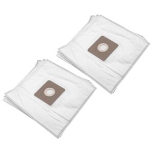 10x Sacos para Aspirador vhbw Compatível Dirt Devil 7700022 Quigg - Microfleece