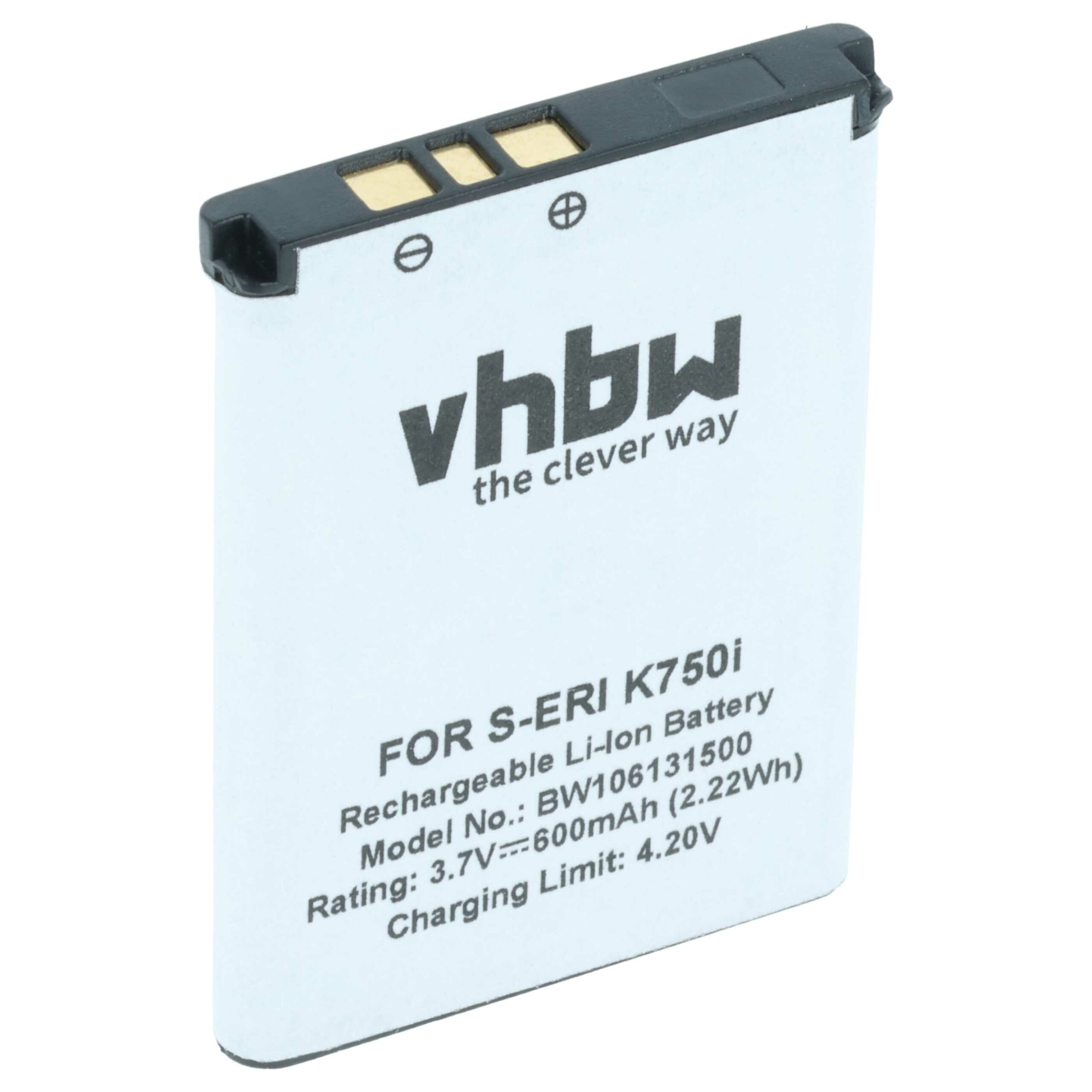 Bateria para Telemóvel compatível com Sony-Ericsson BST-37 - 600 mAh 3.7 V Li-Ion