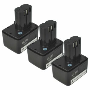 3x Bateria compatível com Gesipa 7251045, 7251049 - Ferramenta de Rebite 2000 mAh, 14.4 V, Li-Ion
