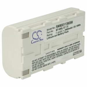 Bateria vhbw para Topcon BT-65Q, BT-66Q, BT-30, BT-62Q - 3400 mAh 7.4 V Li-Ion