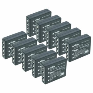 Bateria de Substituição 10x vhbw para Comando HBC FBFUB09N - 2000 mAh 3.6 V NiMH