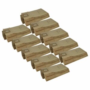 Pack 100x Sacos para Aspirador compatível com Nilfisk 1408618010, 5715492007653, 1408618000 - WAP - papel