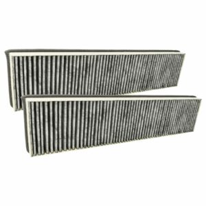 2x Filtro de Carvão Ativado Substituição para Miele DKF 13-P (4002516429142)