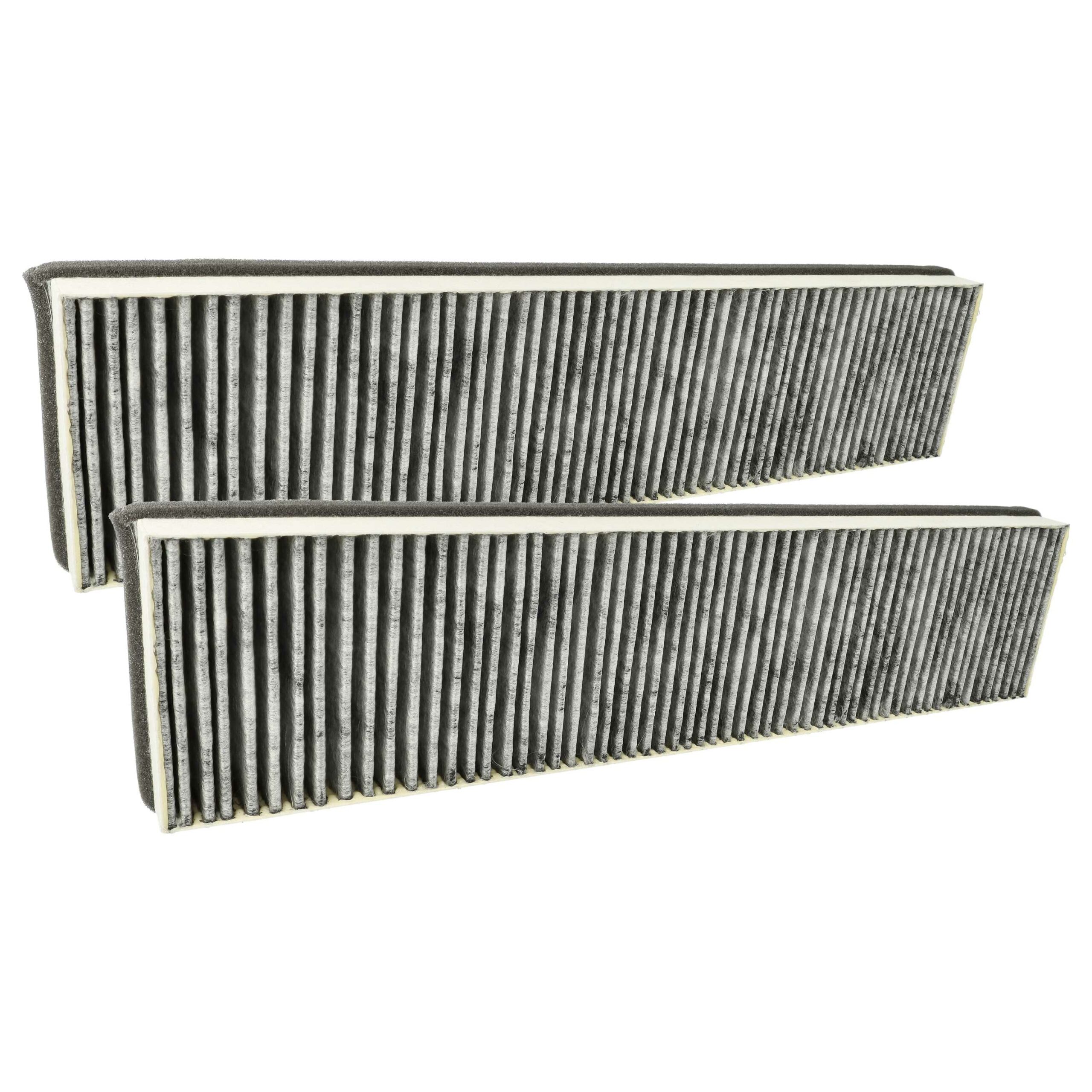 2x Filtro de Carvão Ativado Substituição para Miele DKF 13-P (4002516429142)