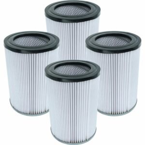 Conjunto de 4 Filtros de Substituição vhbw para Aspiradores Cleancraft 7010335, Classe H14