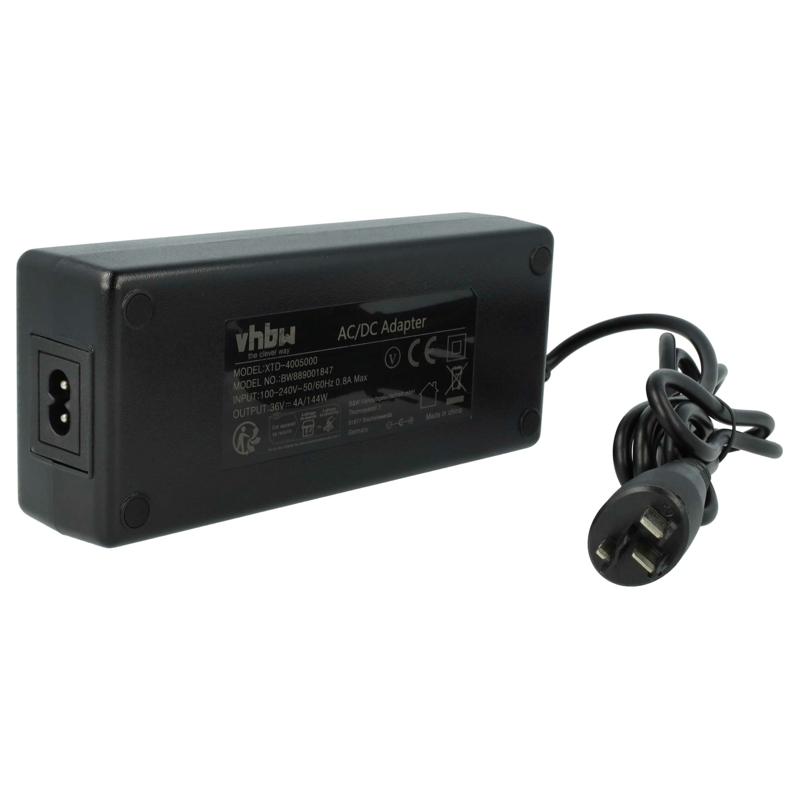 Carregador para Bateria E-Bike Bosch vhbw - Substitui BCS220, 0 275 007 907 - Image 4