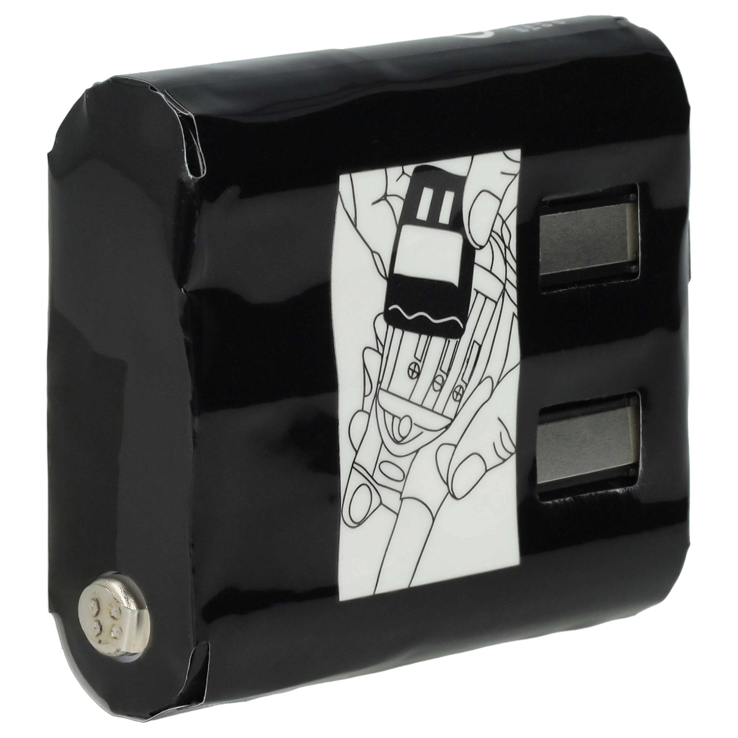 Bateria vhbw para Motorola CB Radio - 2 unidades 1300 mAh 3.6V NiMH (substitui FRS-4002A, HKNN4002B, HKNN4002A) - Image 4