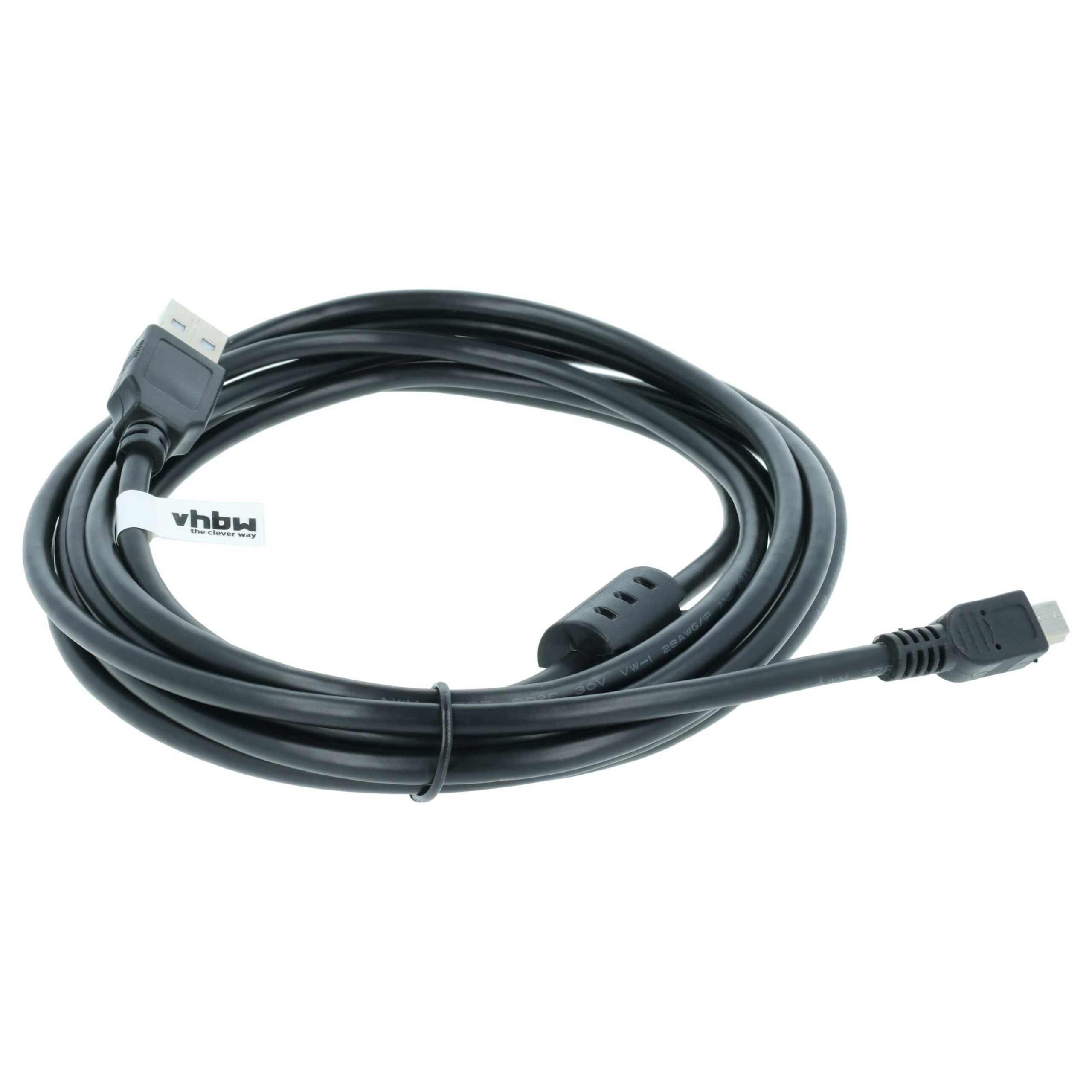 Cabo USB de Dados para Câmaras Panasonic - vhbw - 300 cm - Image 4